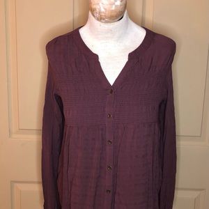 Women’s size Medium boho Knox Rose top in cranberry